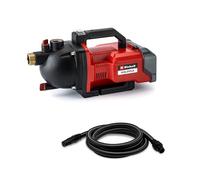 Einhell AQUINNA 36/30 Power X-Change - Bomba de jardín con batería (36 V, caudal 3000 l/h, altura de salida máx. 26 m, interruptor ECO, incluye manguera de aspiración de 4 m, sin pilas)