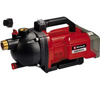 Einhell AQUINNA Power X-Change, Bomba de jardín a batería (2 x 18 V, interruptor de 2 escalones, tornillo de entrada y salida de agua, protección térmica) + Kit con cargador y dos baterías de 4.0 Ah