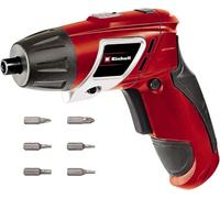 Einhell Destornillador inalámbrico TC‑SD 3.6 Li – 1300 mAh, 3 Nm, mango pivotante, luz LED, 6 puntas