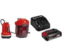 Einhell Bomba de agua clara con batería GE-PP RB Li-Solo Power X-Change (18 V, caudal máx. 3000 l/h, 2 bar, tubo de conexión telescópico sin escalonamiento, con batería 2.5 Ah y cargador)