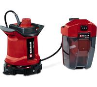 Einhell Bomba de aguas sucias con baterías GE-DP 18/25 LL Li-Solo Power X-Change (18 V, caudal 7.000 l/h, de aspiración plana, altura de impulsión 5 m, modo ECO y BOOST, sin batería)