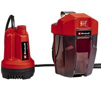 Einhell Bomba sumergible GE-SP 18 Li Solo — 18 V, 5000 L/h — Rojo/Negro/Acero inoxidable