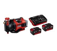 Einhell Bomba de jardín automática con batería AQUINNA 36/38 F LED AUTOMATIC Power X-Change (36V, máx. 3800 l/h, altura de impulsión máx. 37m, función automática, ECO/Boost, prefiltro) + Twinpack 3 Ah