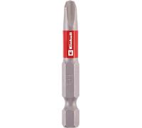 Einhell - Brocas estándar (3 piezas, 50 mm, cromo vanadio, tornillos precisos, buen control, anillo de color rojo, vástago E 6.3)