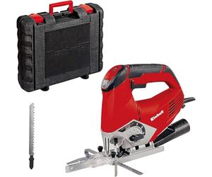 Einhell caladora con cable - TE-JS 100. 750 W, 800-3000 carreras de 1/min, profundidad de corte máx. de 100 mm, función de soplado de polvo, luz LED, incl. maletín de transporte