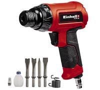 Einhell Cinceladora neumática TC-PC 45 Set (incluye juego de cinceles de 120 mm de 4 piezas, accesorio para usar como martillo de agujas, botella de aceite, boquilla, muelle tensor)