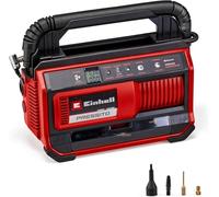 Einhell Compresor con batería PRESSITO 18/25 | PXC | 18 V | 11 bar | manguera alta presión 71 cm | Tubo baja presión de 1,6 m | Set de adaptadores 3 piezas | Sin batería