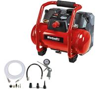 Einhell Compresor de batería TE-AC 36/6/8 Li OF Set Power X-Change (36 V, iones de litio, máx. 8 bar, depósito de 6 litros, motor sin aceite, in ccesorios, sin batería ni cargador)