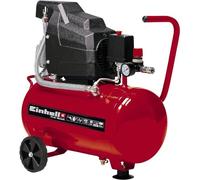 Einhell Compresor de aire TC-AC 190/24/8 – 2 HP, 24 l, 8 bar, con ruedas, con lubricación por aceite