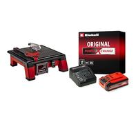 Einhell Cortador de azulejos con batería TE-TC 18/115 Li-Solo Power X-Change (iones de Li, 18V, máx. 3800 rpm, in isco de corte de 115 mm, envío con batería 4 Ah y cargador)