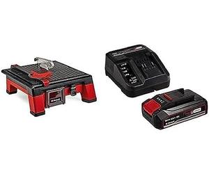 Einhell Cortador de azulejos con batería TE-TC 18/115 Li-Solo Power X-Change (iones de Li, 18V, máx. 3800 rpm, in isco de corte de 115 mm, envío con batería 2.5 Ah y cargador)