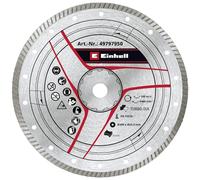 Einhell - Disco de corte de diamante turbo (300 x 25,4 mm, 300 x 25,4 mm, 6 mm de diámetro, 6 mm de borde de diamante turbo, máx. 6400 min-1, para máquinas de corte de piedra)
