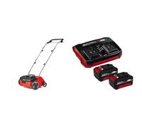 Einhell Escarificador/aireador a batería - GC-SC 36/31 Li PXC. Combinada 3 en 1, motor de bobinado en serie, unidad de corte con rodamiento de bolas. Incluye 2 baterías de 4,0Ah y cargador doble