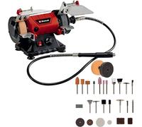 Einhell Esmeriladora doble TC-XG 75 Kit – máx. 150 W, muelas Ø75 mm, 85 piezas