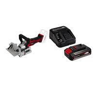Einhell Fresa engalletadora con batería TE-BJ Li-Solo Power X-Change (18V, iones de Li, ajuste de ángulo/altura continuo, regulación de profundidad de 6 niveles, con batería 2.5 Ah y cargador)