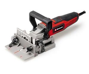 Einhell Fresa engalletadora TE-BJ 900 (900 W, profundidad de fresado 20 mm, ajuste de ángulo/altura, ajuste de profundidad de 6 niveles, bolsa colectora de polvo, incl. hoja de fresado 100 mm)