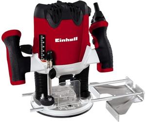 Einhell Fresadora eléctrica con cable TE-RO 1255 E (1200 W, 230 V, 50 Hz, control electrónico, profundidad de fresado regulable, 5,2 Amperios, con dispositivo de sujeción de 6 + 8 mm)