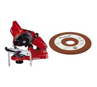 Einhell GC-CS 85 E - Afilador para cadenas, 85 W, 5500 min-1, Rojo & 4500076 Disco para afilador de cadenas de motosierra (3,2mm)