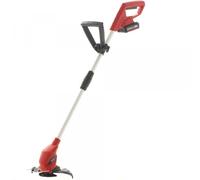 Einhell Recortadora de césped con batería GC-CT 18/24 Li Power X-Change (18V, Flowerguard, larguero de guiado telescópico sin escalonamiento, Incl. 20 Cuchillas de platico, 2,0 Ah batería y Cargador)