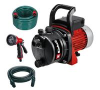 Einhell GC-GP 6538 - Juego de bombas de jardín (650 W, máx. 3,6 bar, caudal de 3800 l/h, tornillo de llenado y drenaje de agua, incluye manguera de aspiración de 4 m + manguera de jardín de 20 m +