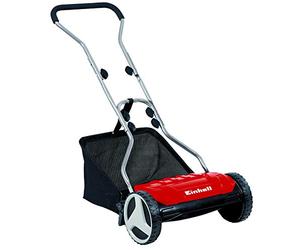 Einhell GE-HM 38 S-F - Cortacesped manual ( altura de corte 13-38 mm , ancho de corte 38cm, hasta 250m² de jardín, 26L de capacidad de bolsa) (ref.3414161)