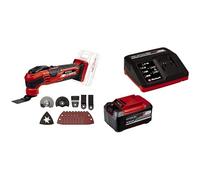 Einhell Herramienta multifunción a batería VARRITO Power X-Change (Li-Ion, 18V, 11000-20000 min.-1, cierre rápido, portaherramientas ajustable en 12 posiciones,)+ Starter Kit5,2Ah