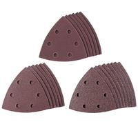 Einhell - Juego de 20 papeles de lija Delta (accesorios para lijadora delta, 20 x papel de lija, 93 x 93 x 93 mm, incluye 8 x P60, 6 x P120, 6 x P180, adhesión de velcro)