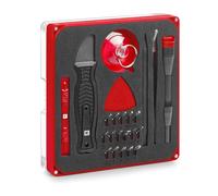 Einhell - Juego de 28 piezas de reparación de precisión y electrónica (puntas de precisión, portapuntas de destornillador, pinzas curvas, spudger, Jimmy, herramientas de apertura, púas abiertas,