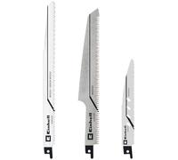 Einhell - Juego de 3 hojas de sierra universal (para madera y metal, accesorios para sierras universales o cortadoras de sierra, ideal para dispositivos con batería)