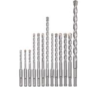 Einhell, juego de brocas SDS-Plus para taladro percutor, 12 piezas