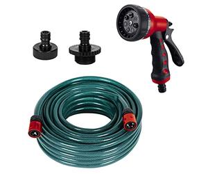 Einhell - Kit de accesorios para bombas (accesorios de bomba, juego de accesorios a presión, incluye manguera de jardín, 2 adaptadores, alcachofa de jardín)