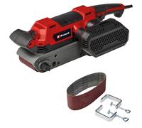 Einhell Lijadora de banda TE-BS 850 E – 850 W, 400 m/min, aspiración de polvo