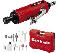 Einhell Lijadora de barra de aire comprimido TC-PP 220 – 6,3 bar, 128 L/min, 10 muelas, maletín