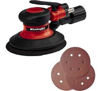 Einhell Lijadora excéntrica aire comprimido TC-PE 150 Ø150 mm, incluye 6 papeles de lija y llave