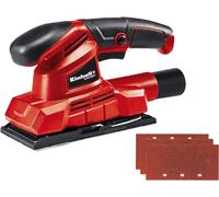 Einhell Lijadora orbital TC-OS 1520/1 (150W, 24.000 1min de velocidad de oscilación, velcro y dispositivo de sujeción, empuñadura suave, incl. 3x papel de lija (P120)), 26,5 x 9,5 x 14,7 cm