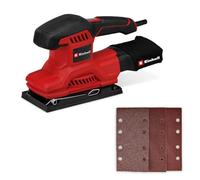Einhell Lijadora Orbital TC-OS 250 | 26.000 rpm | órbita de 2 mm | sistema de pinza y velcro | conexión de aspiración | bolsa de polvo | 3 lijas