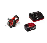 Einhell Limpiador de tubos con batería TE-DA 18/760 Li-Solo PXC (18 V, iones de Li, espiral de limpieza de 7,6 m, adecuado para diámetro de tubo de 16-55 mm)+ Starter Kit 5,2Ah