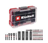 Einhell M-CASE - Juego de 35 brocas de impacto y llaves de vaso (puntas de 25 mm, puntas de 50 mm, llaves hexagonales, enchufes largos, adaptador de enchufe, soporte de brocas de 60 mm, incluye caja