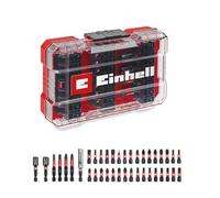 Einhell Juego de brocas de impacto M-CASE – 39 pzas, puntas 25/50 mm, llaves hex, soporte 60 mm, caja