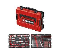 Einhell - Maletín de herramientas mecánicas, 201 piezas (multifunción, juego de bit, llaves de carraca, llaves y sistema E-Case)