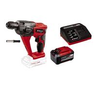 Einhell Martillo de impacto inalámbrico a batería, TE-HD 18 Li-Solo Power X Change, 1.2 J, mecanismo de impacto neumático, portabrocas SDS-plus, luz LED, suministrado+ Starter Kit 5,2Ah