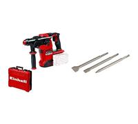Einhell Martillo percutor a batería HEROCCO Power X-Change, Li-Ion,18V, 2.2Joule,18Nm, motor sin escobillas,mecanismo impacto neumático,toma SDS+, in box, sin batería ni cargador+KWB Set cinceles