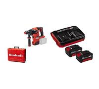 Einhell Martillo perforador con batería HEROCCO 36/28 Power X-Change + Einhell Original Starter Kit 2x 4 Ah batería y Twincharger Power X-Change