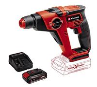 Einhell Martillo perforador con batería TE-HD 18/12 Li - Solo Power X-Change (iones de litio, 18 V, al adaptador de brocas en el envío, 1.3 Joule, SDS +,12mm en hormigón) con bateria 2.5 Ah y cargador