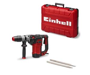 Einhell martillo perforador TE-RH 40/15 3F +2 | 1050 W | mecanismo percutor neumático | intensidad de impacto 15 J | antivibración | SDS-Max | cincel plano y cincel de punta
