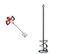 Einhell Mezclador de pintura y mortero - TE-MX 1600-2 CE - 1600 W, montaje de herramienta de agitación M14, electrónica de velocidad, incl. 2 herramientas de agitación, 325 x 330 x 210 mm