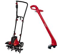 Einhell Motoazada eléctrica GC-RT 1545M (1500W - 45cm, motor conexión en hilera, interruptor seguridad 2 puntos, acoplamiento de sobrecarga, cuchillas escarificadoras)+Cortadora bordes