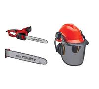 Einhell Motosierra eléctrica, GH-EC 1835, 1800 W, barra de corte robusta, cadena afilada, tensado y reemplazo sin herramientas, lubricación automática, engranajes metálicos. + casco de protección