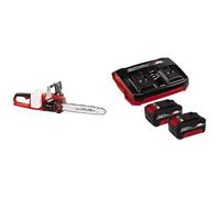 Einhell Motosierra sin cable GE-LC 36/35 Li-Solo Power X-Change (Li-Ion, 36 V, 33 cm de longitud de corte, 15 m/s de velocidad de corte, motor eléctrico sin escobillas) + Twinpack 4 Ah