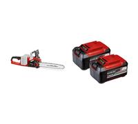 Einhell Motosierra sin cable GE-LC 36/35 Li-Solo Power X-Change & PXC-Twinpack 5.2 Ah Power X-Change (Li-Ion, 18 V, 2x 5.2 Ah, apta para todos los dispositivo